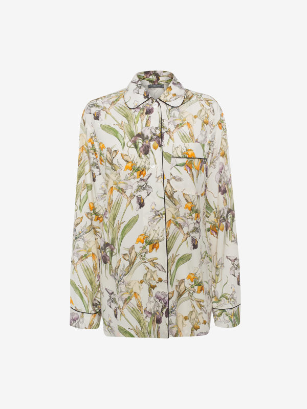 ALEXANDER MCQUEEN - Wild Iris Pyjama Top - Item 484886QJC049160